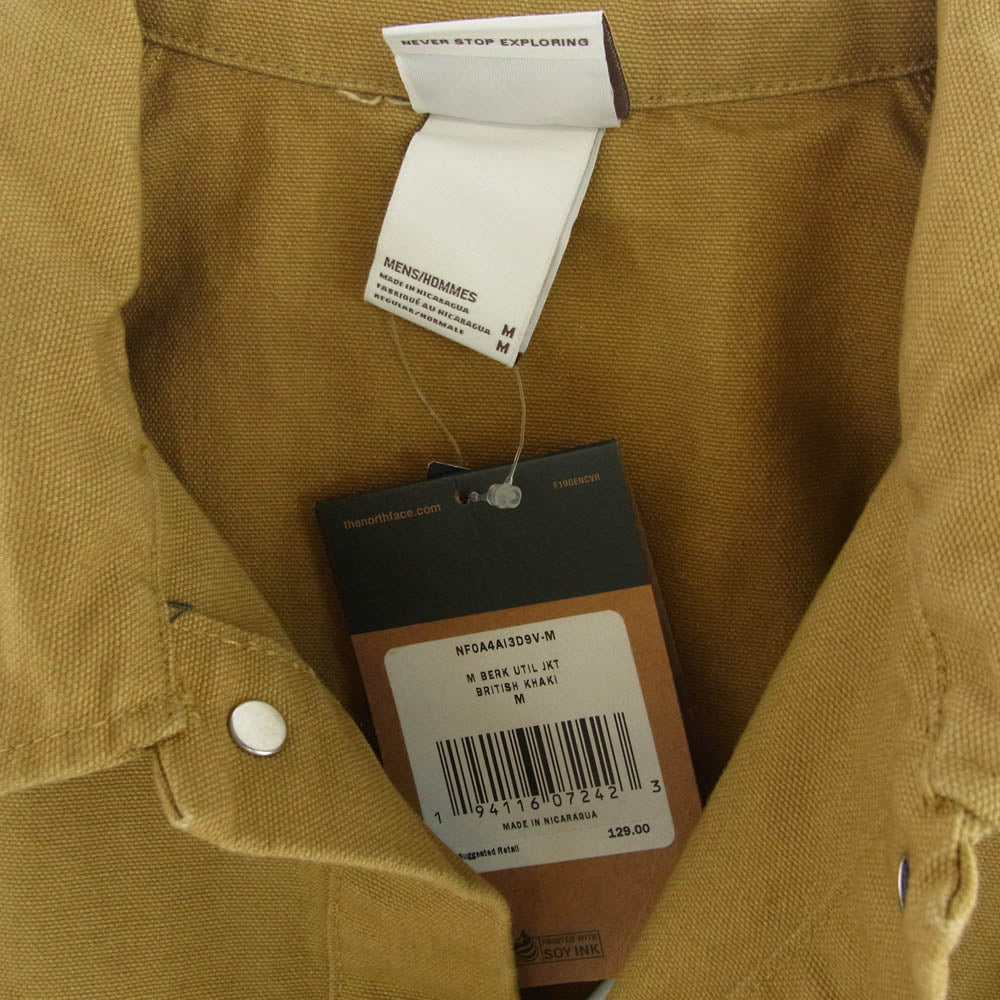 THE NORTH FACE ノースフェイス NF0A4AI3D9V BERK UTIL JKT?バーク ユーティリティ ジャケット ブラウン系 M【極上美品】【中古】