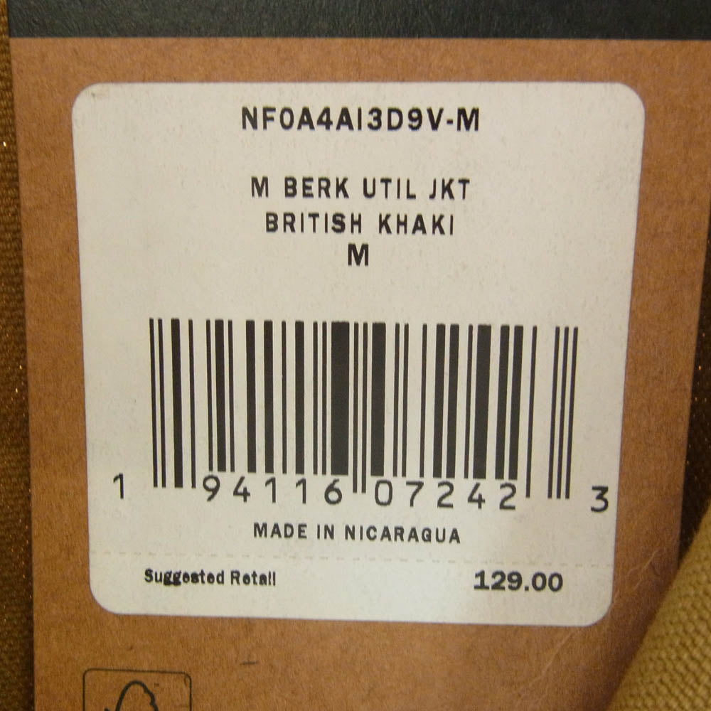 THE NORTH FACE ノースフェイス NF0A4AI3D9V BERK UTIL JKT?バーク ユーティリティ ジャケット ブラウン系 M【極上美品】【中古】