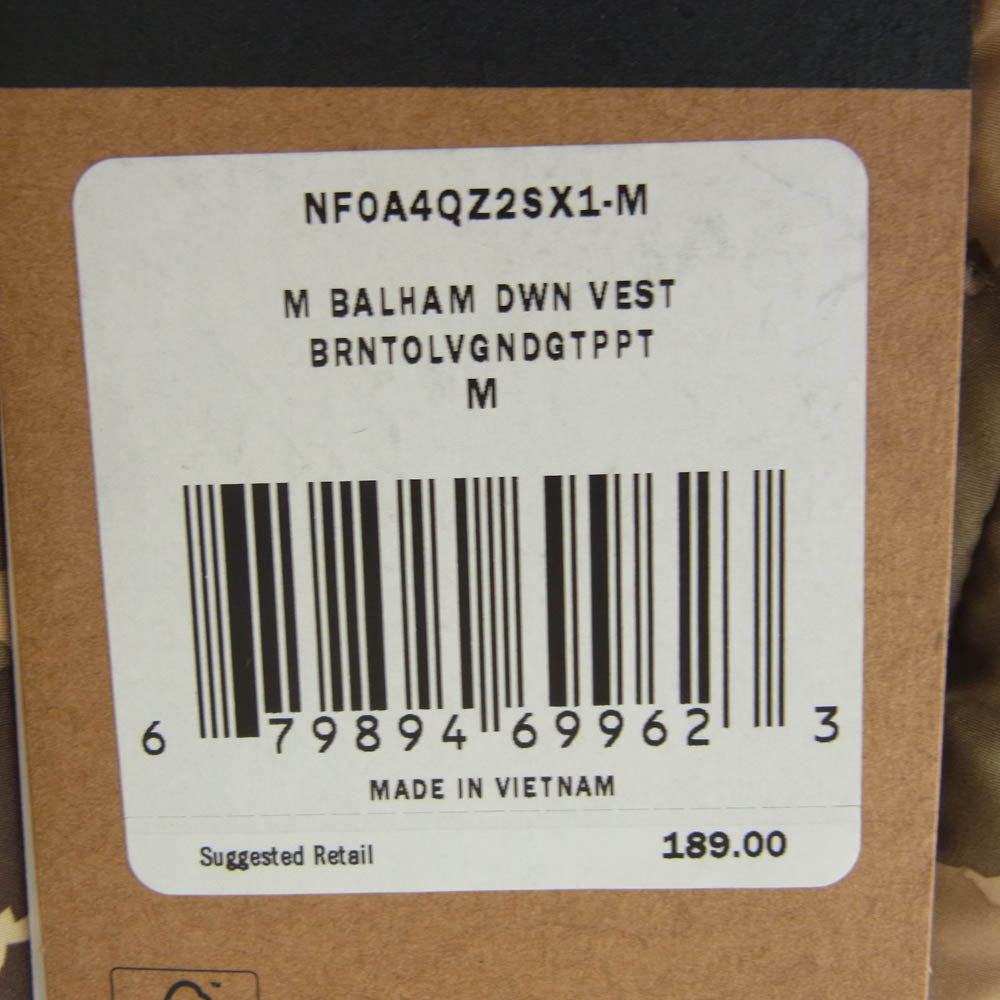THE NORTH FACE ノースフェイス NF0A4QZ2SX1 BALHAM DOWN VEST バルハム ダウン ベスト ブラック系 グリーン系 M【極上美品】【中古】