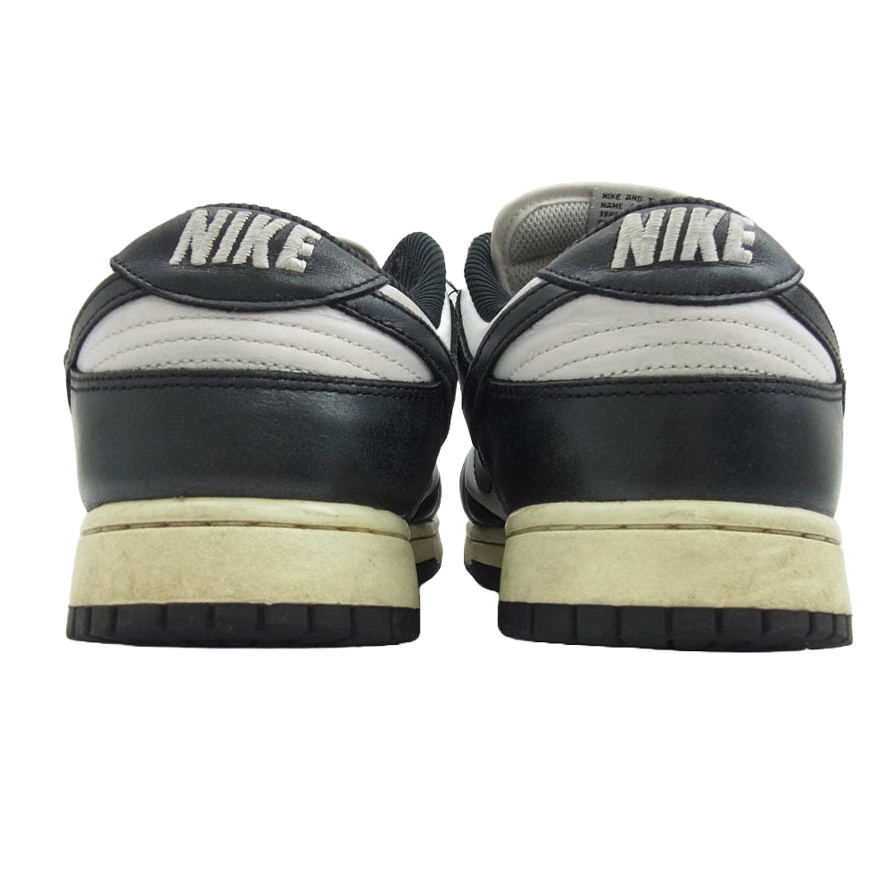 NIKE ナイキ FQ8899-100 Women's ウィメンズ Dunk Low ダンク ロー PRM Vintage Black and White Panda ヴィンテージ ブラック アンド ホワイト パンダ スニーカー ブラック系 ホワイト系 28.5cm【中古】