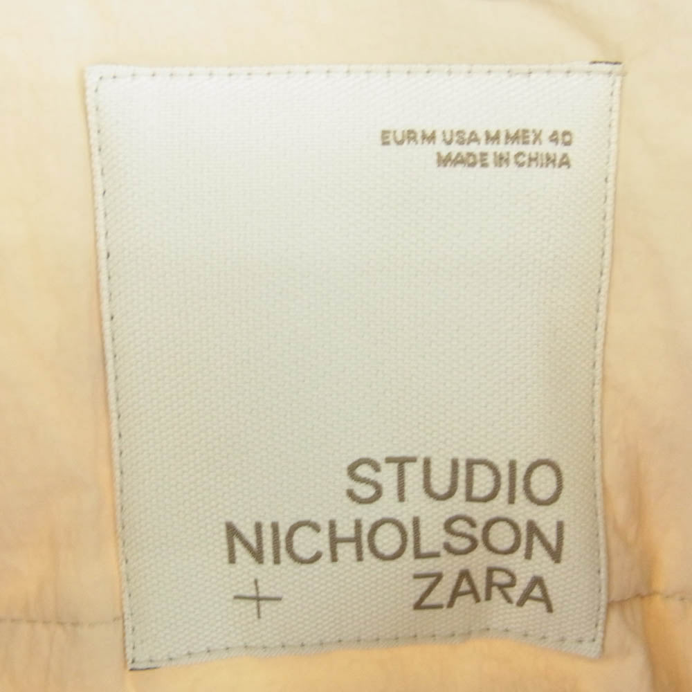 STUDIO NICHOLSON スタジオニコルソン ZARA ザラ ダウン ジャケット ベージュ系 M【中古】