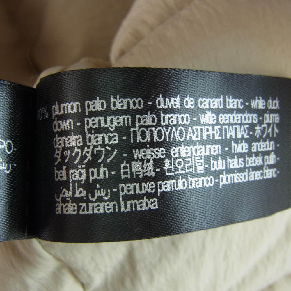 STUDIO NICHOLSON スタジオニコルソン ZARA ザラ ダウン ジャケット ベージュ系 M【中古】