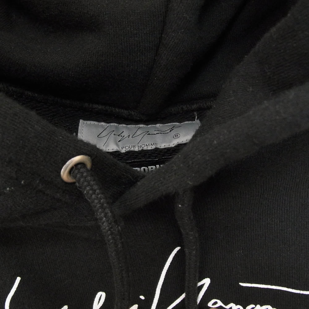 Yohji Yamamoto ヨウジヤマモト × NEIGHBORHOOD ネイバーフッド HS-T83-288 232YAYYN-CSM01S プリント スウェット プルオーバー パーカー ブラック系 L【中古】