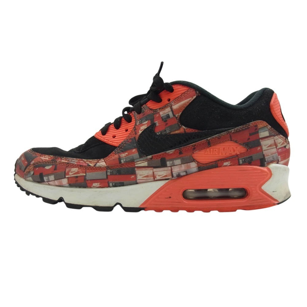 NIKE ナイキ AQ0926-001 × ATMOS アトモス AIR MAX 90 WE LOVE NIKE エアマックス90 ウィーラブナイキ スニーカー ブラック系 レッド系 27.5cm【中古】