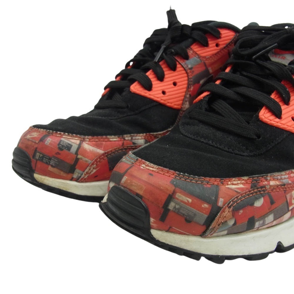 NIKE ナイキ AQ0926-001 × ATMOS アトモス AIR MAX 90 WE LOVE NIKE エアマックス90 ウィーラブナイキ スニーカー ブラック系 レッド系 27.5cm【中古】