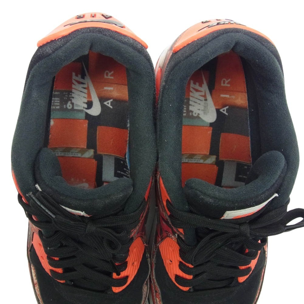 NIKE ナイキ AQ0926-001 × ATMOS アトモス AIR MAX 90 WE LOVE NIKE エアマックス90 ウィーラブナイキ スニーカー ブラック系 レッド系 27.5cm【中古】