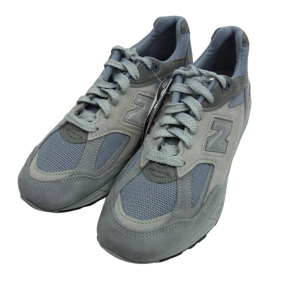 WTAPS ダブルタップス M990WT2  New Balance ニューバランス 990V2 【フェイクバスターズ鑑定済】ロゴ刺繍 ローカット スニーカー グレー系 27cm【新古品】【未使用】【中古】