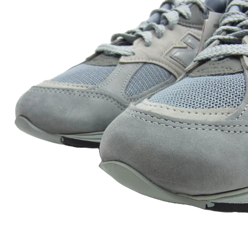 WTAPS ダブルタップス M990WT2  New Balance ニューバランス 990V2 【フェイクバスターズ鑑定済】ロゴ刺繍 ローカット スニーカー グレー系 27cm【新古品】【未使用】【中古】