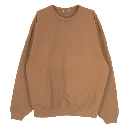 AURALEE オーラリー A8AP01GU SUPER SOFT HEAVY SWEAT P/O クルー スウェット ブラウン系 4【中古】