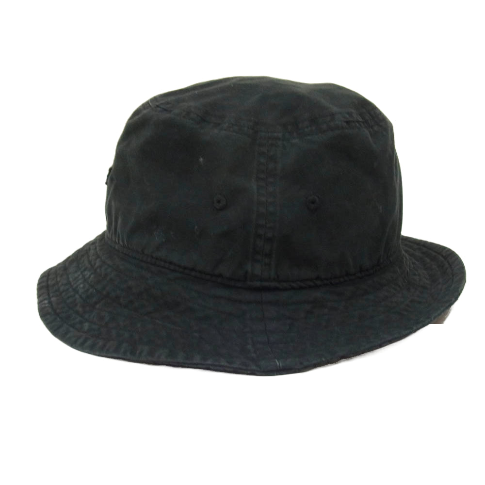 ACNE STUDIOS アクネストゥディオズ FA-UX-HATS000107 ロゴ パッチ コットン バケット ハット ブラック系【中古】