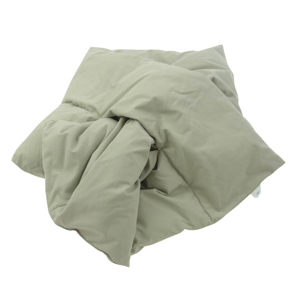 STUDIO NICHOLSON スタジオニコルソン 21AW SN-708 ECODOWN TECH COTTON PADDED SCARF PLUME ダウン マフラー ベージュ系【中古】