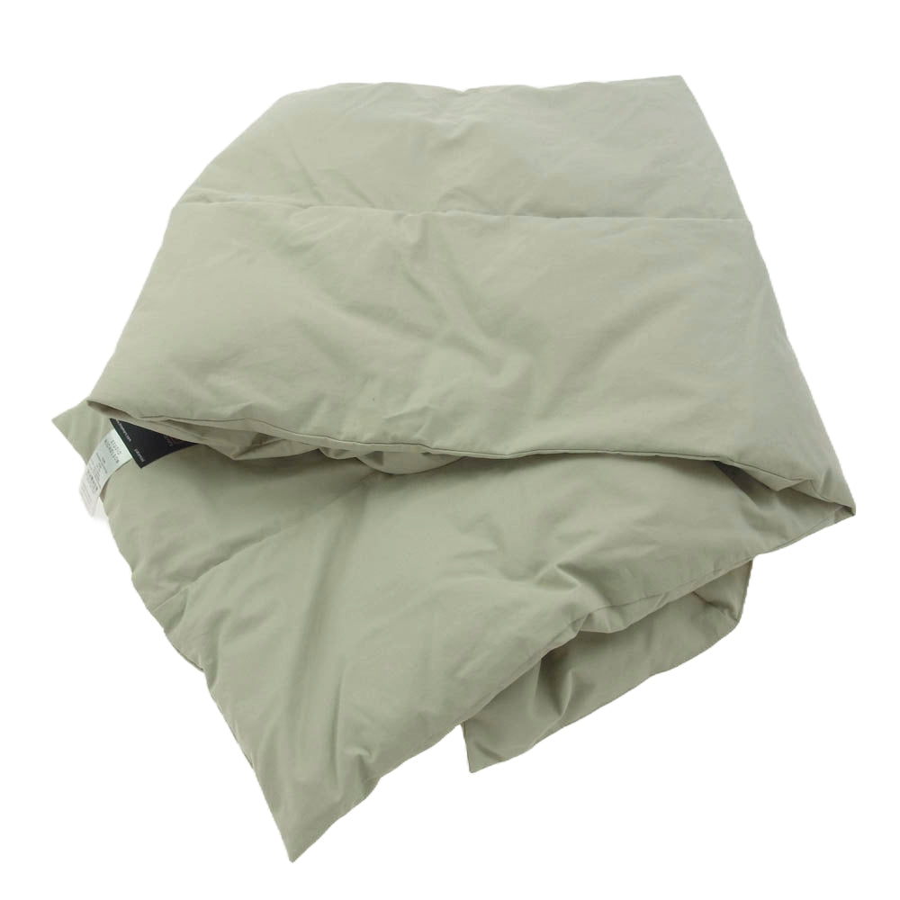STUDIO NICHOLSON スタジオニコルソン 21AW SN-708 ECODOWN TECH COTTON PADDED SCARF PLUME ダウン マフラー ベージュ系【中古】
