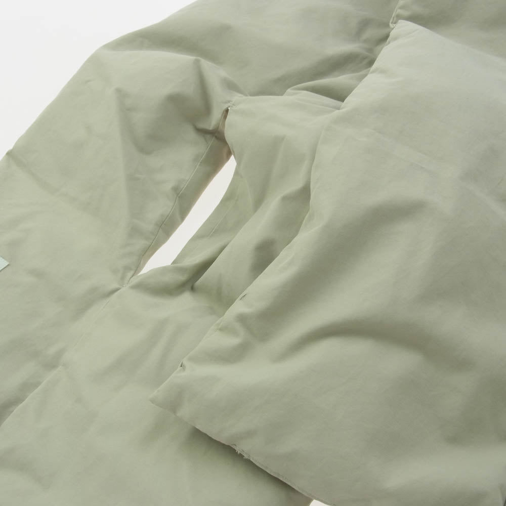 STUDIO NICHOLSON スタジオニコルソン 21AW SN-708 ECODOWN TECH COTTON PADDED SCARF PLUME ダウン マフラー ベージュ系【中古】