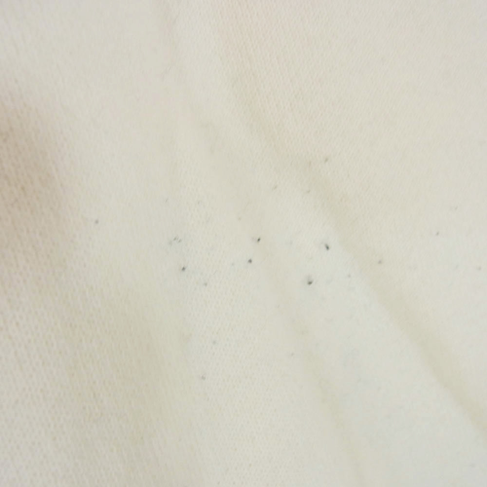 ファンダメンタル SASHIKO STITCHING SWEAT SHIRT 刺し子 ステッチング スウェット シャツ オフホワイト系 4【中古】