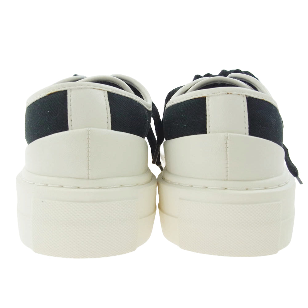 ATTACHMENT アタッチメント AA22-029 CO TWILL LOW CUT TRAINERS コットン ツイル ローカット トレーナー スニーカー ブラック系 ホワイト系 41【極上美品】【中古】