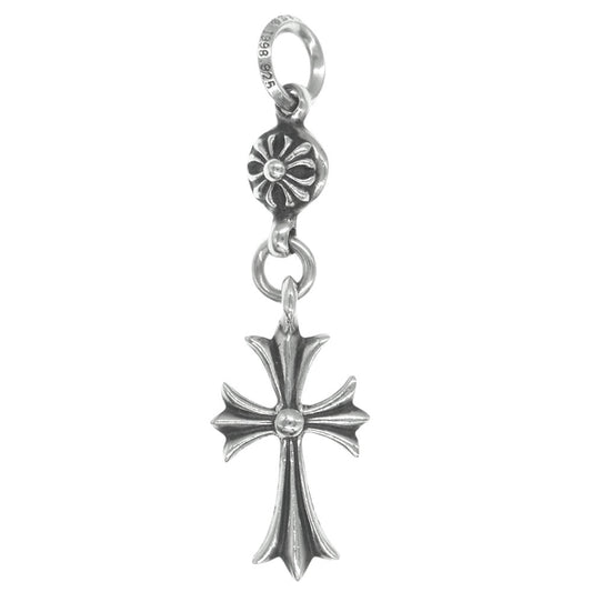 CHROME HEARTS クロムハーツ（原本有） 1BALL TINY CH CROSS 1ボール タイニー chクロス チャーム シルバー系【中古】