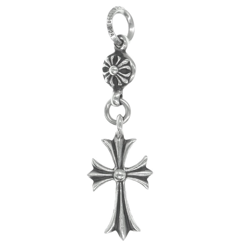 CHROME HEARTS クロムハーツ（原本有） 1BALL TINY CH CROSS 1ボール タイニー chクロス チャーム シルバー系【中古】