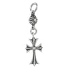 CHROME HEARTS クロムハーツ（原本有） 1BALL TINY CH CROSS 1ボール タイニー chクロス チャーム シルバー系【中古】