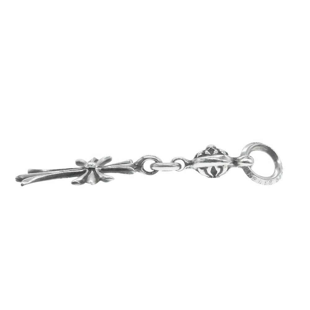 CHROME HEARTS クロムハーツ（原本有） 1BALL TINY CH CROSS 1ボール タイニー chクロス チャーム シルバー系【中古】