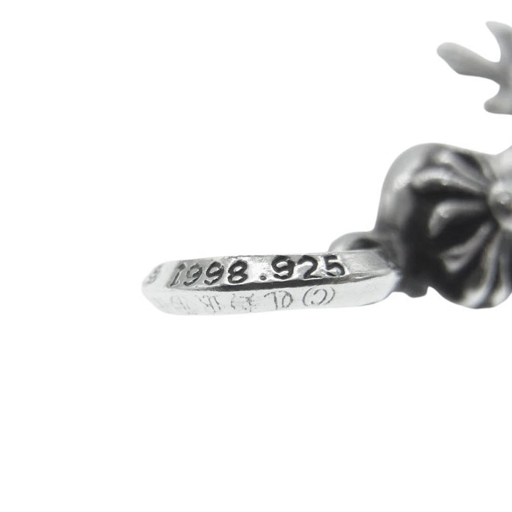 CHROME HEARTS クロムハーツ（原本有） 1BALL TINY CH CROSS 1ボール タイニー chクロス チャーム シルバー系【中古】