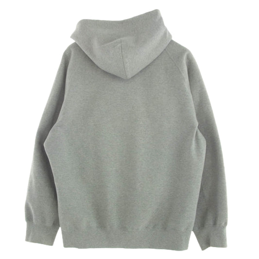 Sacai サカイ 23SS 23-0556S × Carhartt WIP Hoodie カーハート ジップアップ スウェットパーカー グレー系 5【中古】
