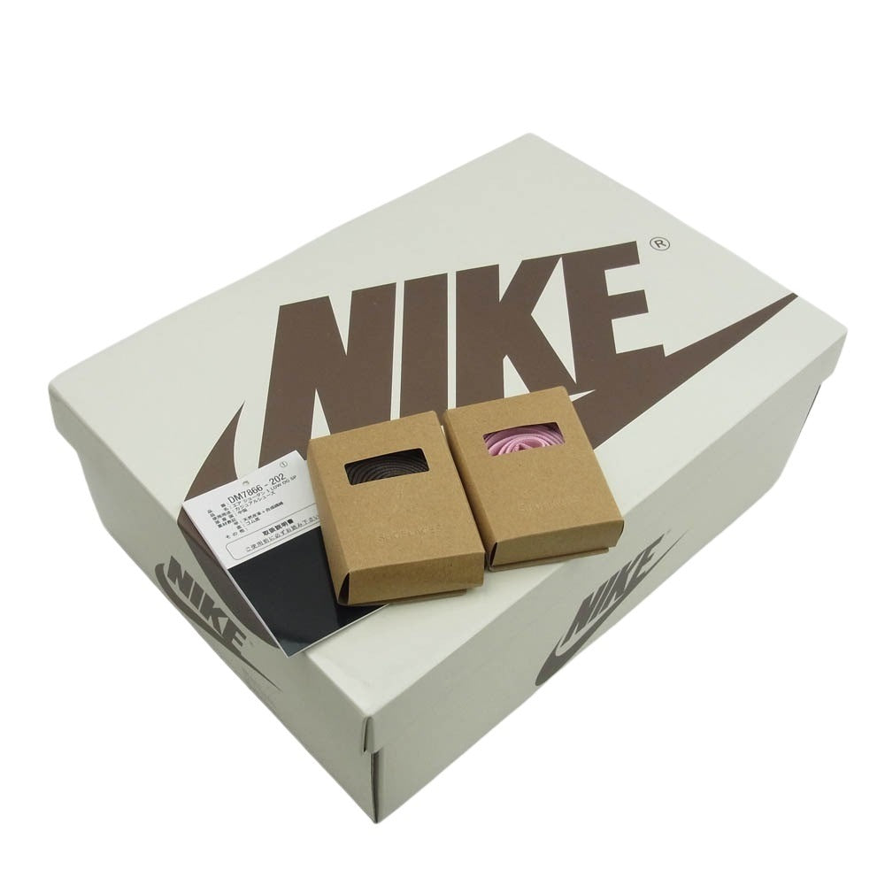 NIKE ナイキ DM7866-202 【フェイクバスターズ鑑定済】× Travis Scott トラヴィススコット Air Jordan 1 Low OG SP エアジョーダン1 ロー ベルベットブラウン アンド ダークモカ ダークブラウン系 27.0cm【中古】