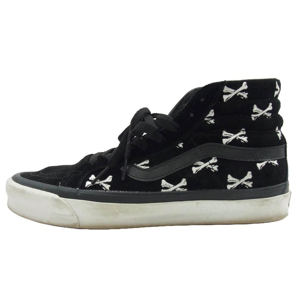 WTAPS ダブルタップス 20AW VN0A4BVB20P × VANS OG Sk8-Hi Lx Black Crossbones ヴァンズ バンズ スケートハイ クロスボーン ハイカット スニーカー ブラック系 27.5cm【中古】