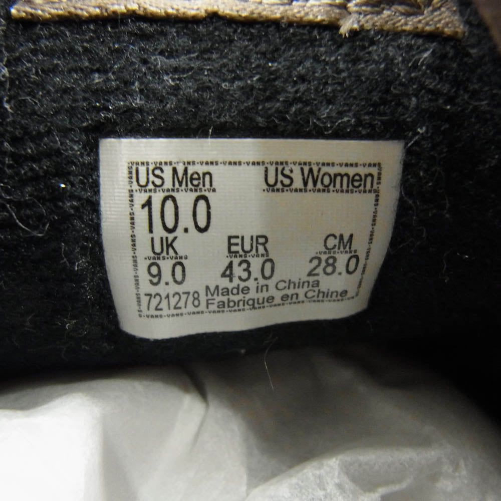 WTAPS ダブルタップス 22AW VN0A4P3XBMD x VANS OG OLD SKOOL ヴァンズ バンズ オールドスクール コヨーテ ローカット スニーカー　 28cm【中古】