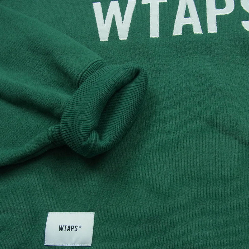 新品 WTAPS ダブルタップス 24SS SIGN HOODY グリーン 【公式通販】