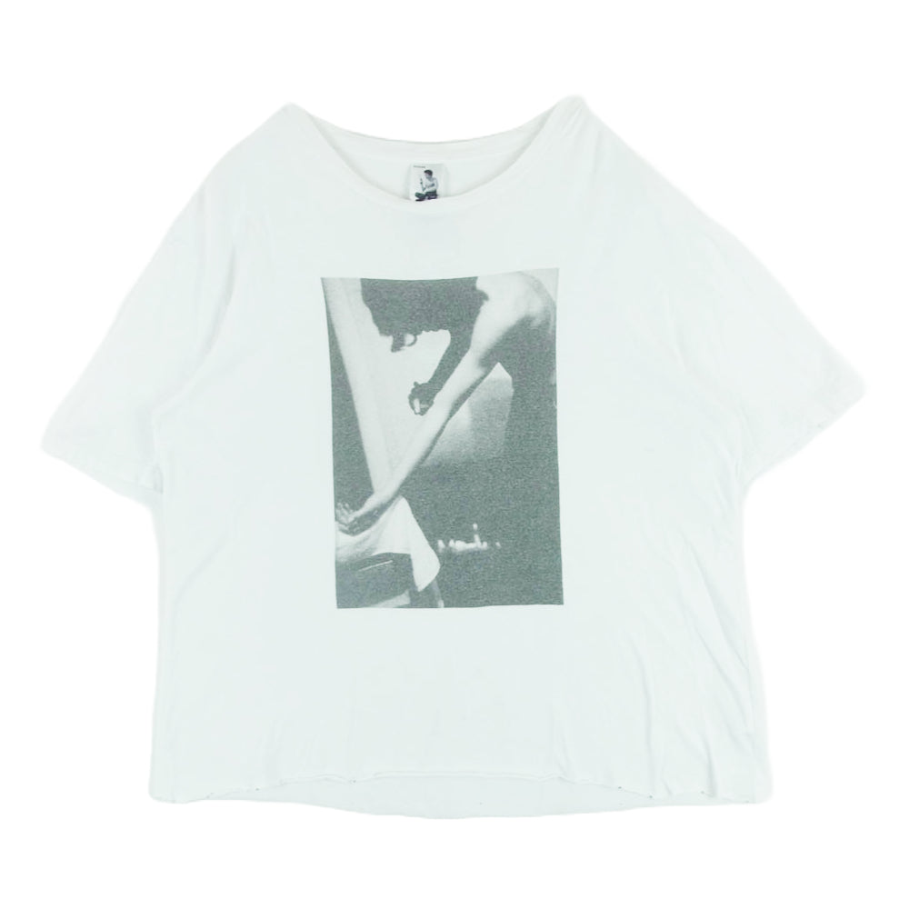 WACKO MARIA ワコマリア STIE-lo LARRY CLARK TULSA STANDARD CREW NECK T-SHIRT ラリー クラークプリント 半袖 Tシャツ ホワイト系 XL【中古】