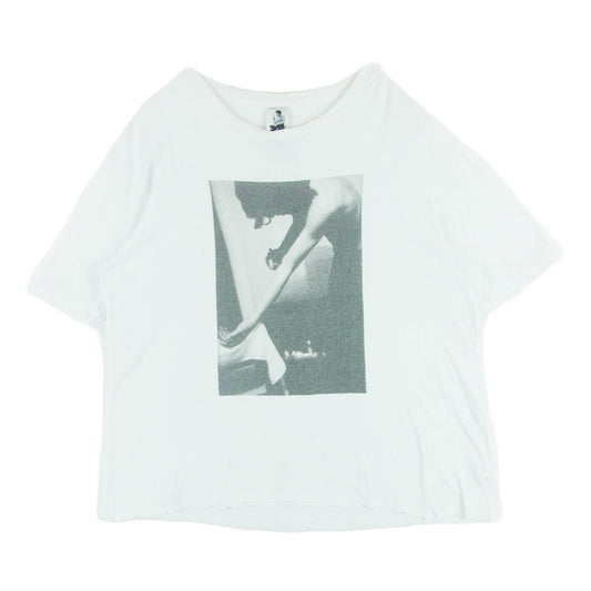 WACKO MARIA ワコマリア STIE-lo LARRY CLARK TULSA STANDARD CREW NECK T-SHIRT ラリー クラークプリント 半袖 Tシャツ ホワイト系 XL【中古】