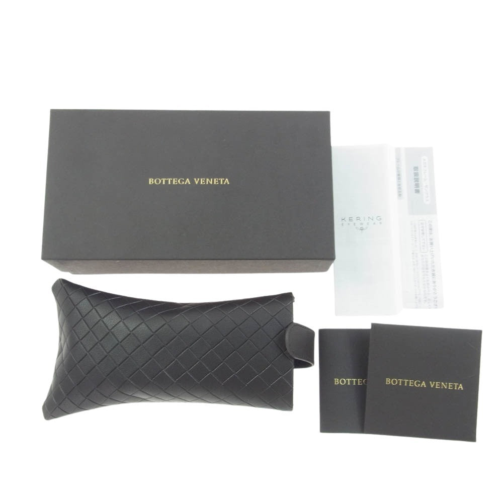 BOTTEGAVENETA ボッテガヴェネタ BV1089S オーバル型 サングラス ブラック系【美品】【中古】