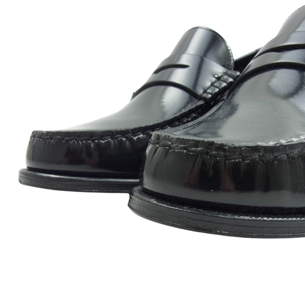 SAINT LAURENT サンローラン 711032 le loafer 5cm heel ペニー ローファー ブラック系 43【新古品】【未使用】【中古】