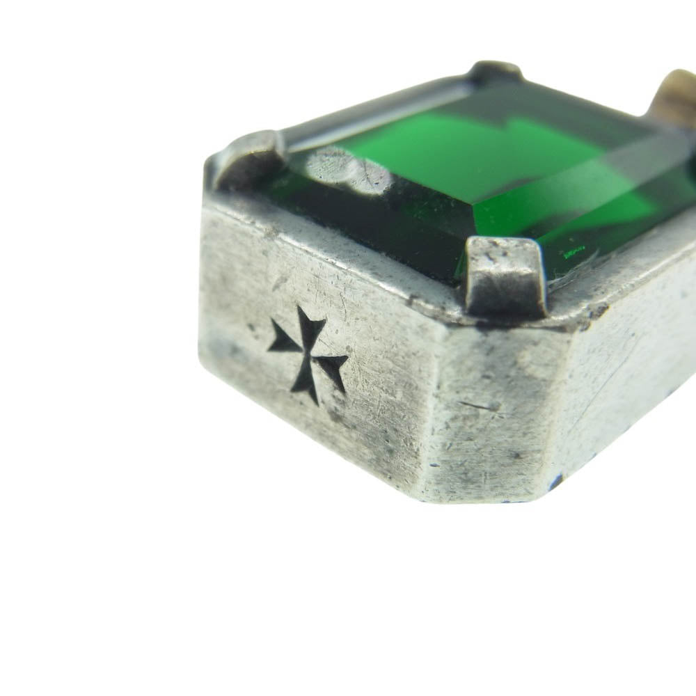 ARGENT GLEAM アージェントグリーム ストーン ペンダント トップ グリーン系 シルバー系【中古】