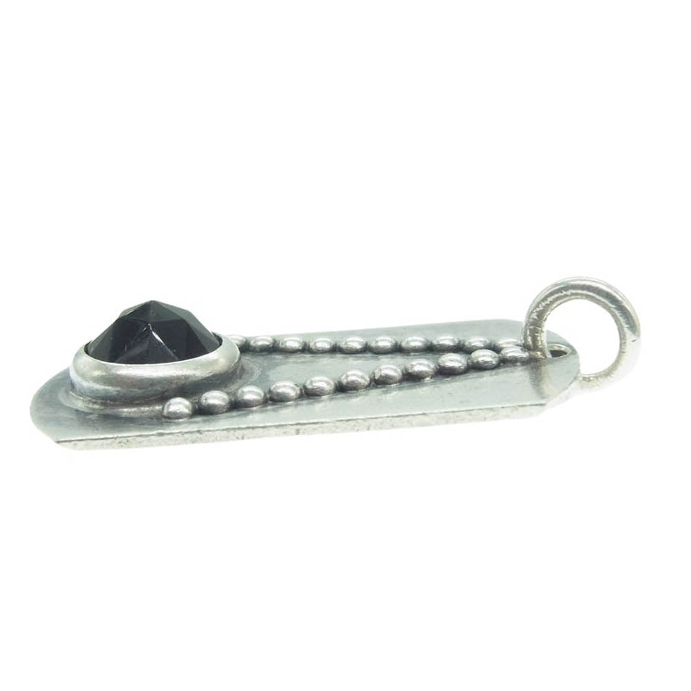 ARGENT GLEAM アージェントグリーム LIQUID ストーン ドッグタグ ペンダント トップ シルバー系【中古】