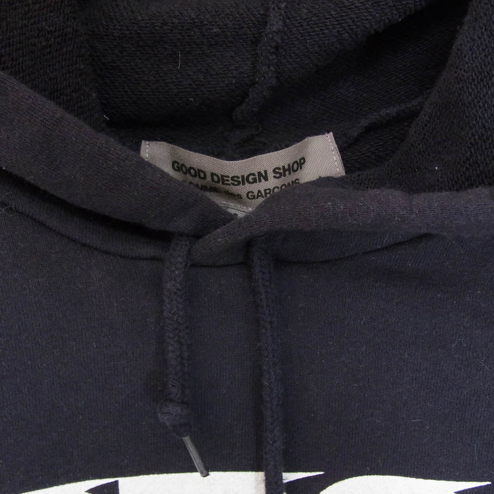 COMME des GARCONS コムデギャルソン IO-T001 AD2015 GOOD DESIGN SHOP CDG ロゴ スウェット パーカー ネイビー系 M【中古】