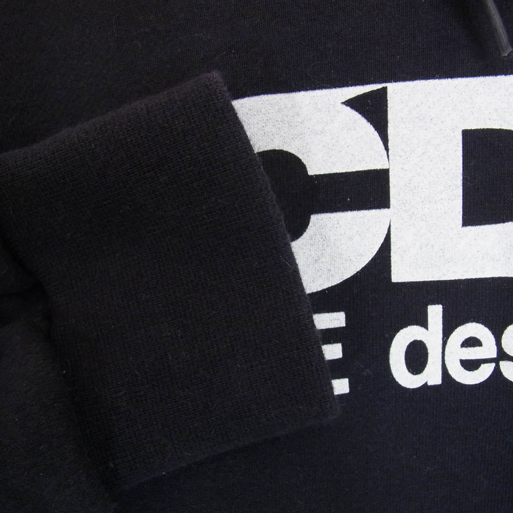 COMME des GARCONS コムデギャルソン IO-T001 AD2015 GOOD DESIGN SHOP CDG ロゴ スウェット パーカー ネイビー系 M【中古】