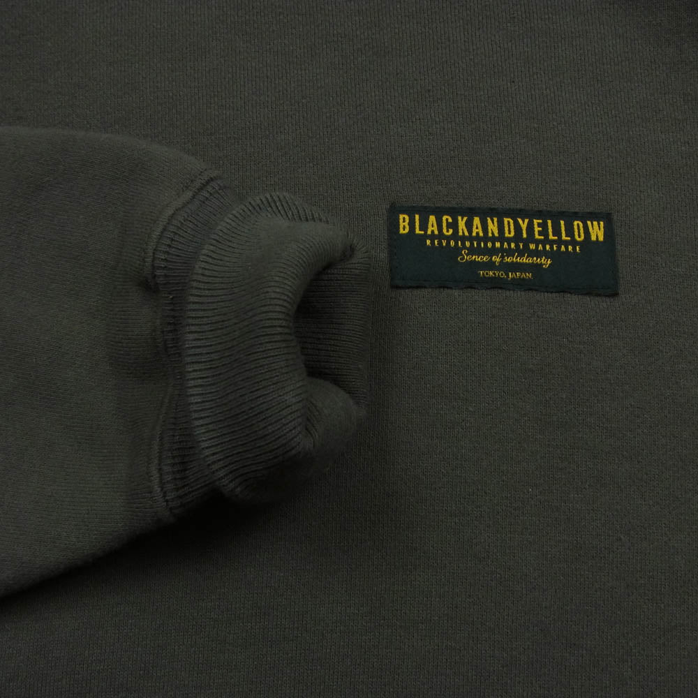 RATS ラッツ 23RTC-1003 CROSS NECK HOODIE BOLT ボルトプリント クロスネック プルオーバー パーカー カーキ系 KHAKI L【中古】