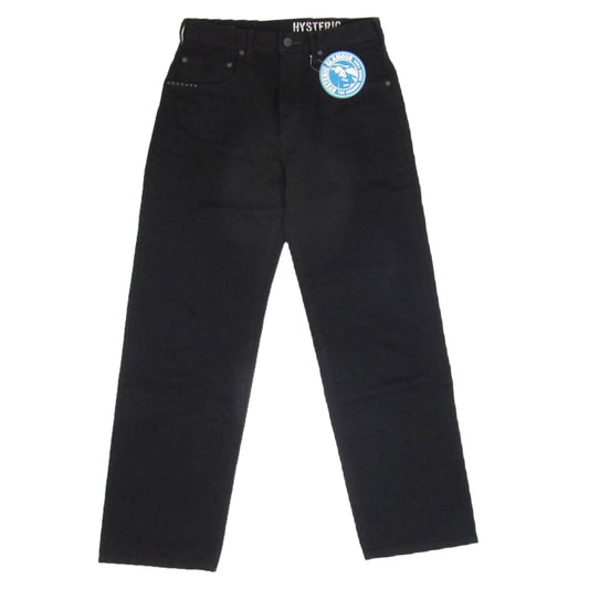 HYSTERIC GLAMOUR ヒステリックグラマー MND-HYS006 × MINEDENIM Denim Pants マインデニム デニムパンツ ブラック系 28【中古】