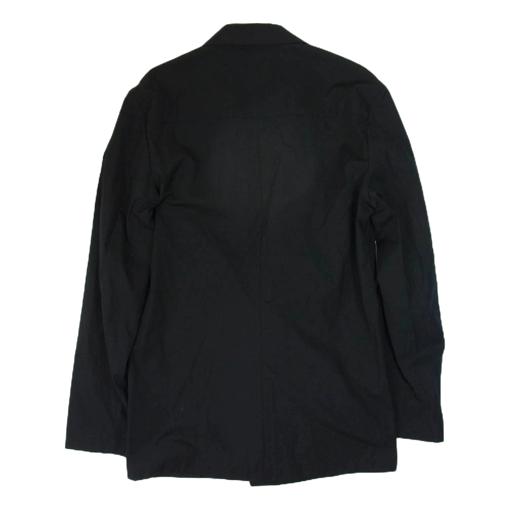 DRIES VAN NOTEN ドリスヴァンノッテン 24AW 242-020714-9294 ダブル シャツ テーラードジャケット ブラック系 S【極上美品】【中古】