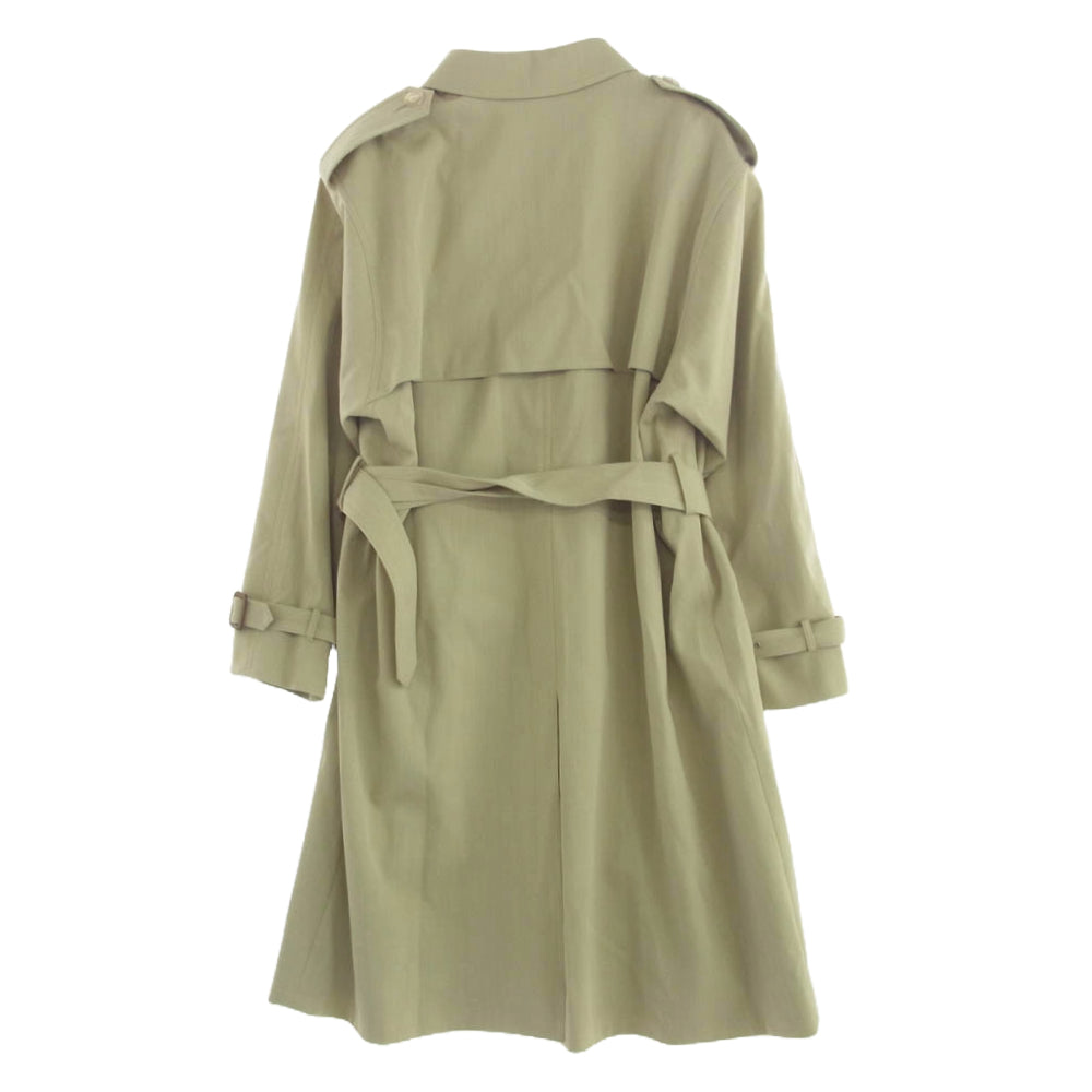 AURALEE オーラリー 24AW A24AC01YG WOOL CAVARLY TWILL LAMINATE TRENCH COAT ウール ギャバリー ツイル ラミネート トレンチコート ベージュ系 3【新古品】【未使用】【中古】