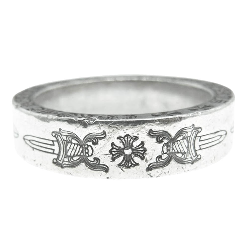 CHROME HEARTS クロムハーツ（原本無） 6mm SPACER DAGGER 6mm スペーサーダガー リング シルバー系 22号【中古】