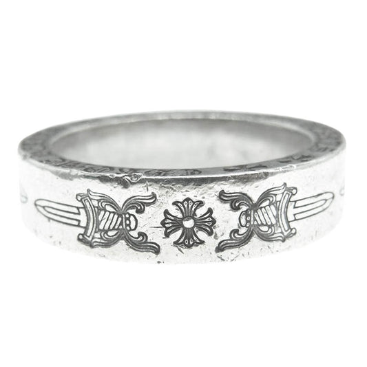 CHROME HEARTS クロムハーツ（原本無） 6mm SPACER DAGGER 6mm スペーサーダガー リング シルバー系 22号【中古】