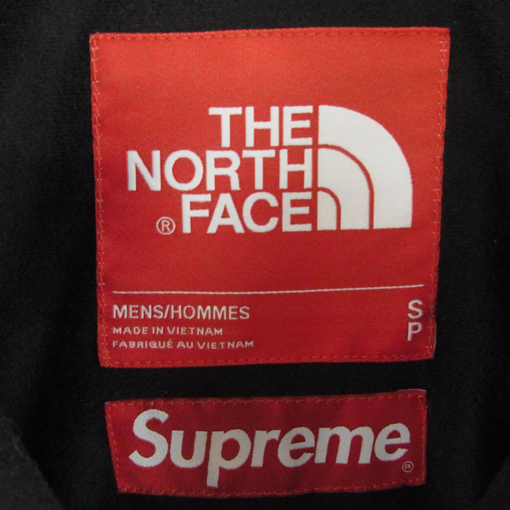 Supreme シュプリーム 18AW NP61807I × THE NORTH FACE Leather Mountain Parka レザー マウンテン パーカー レザー ジャケット ブラック系【中古】