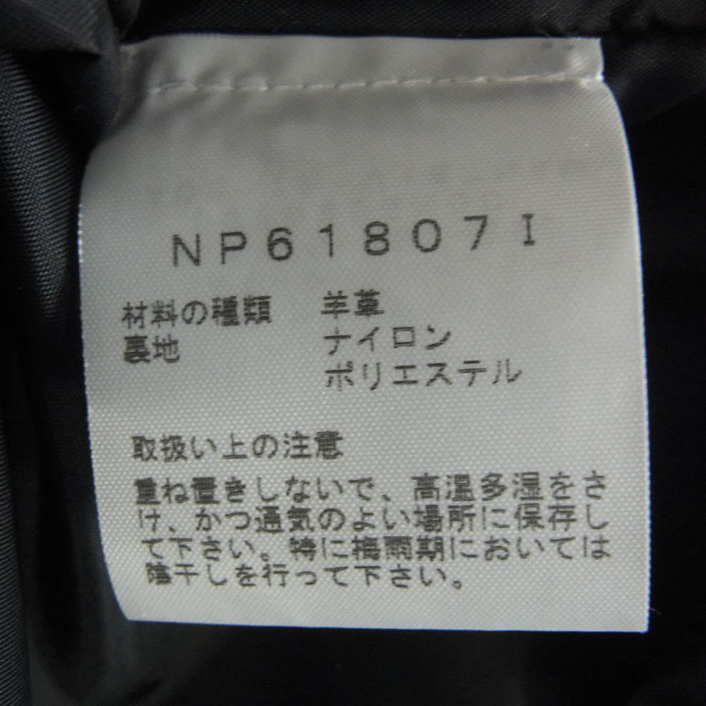 Supreme シュプリーム 18AW NP61807I × THE NORTH FACE Leather Mountain Parka レザー マウンテン パーカー レザー ジャケット ブラック系【中古】