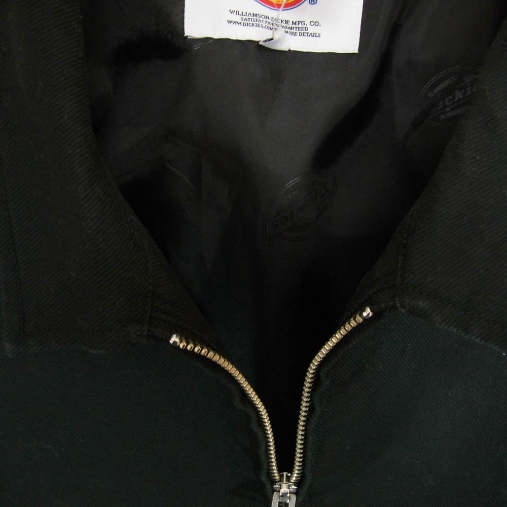 Dickies ディッキーズ EISENHOWER JACKET アイゼンハワー ジャケットジップアップ ブルゾン ブラック系 L【中古】