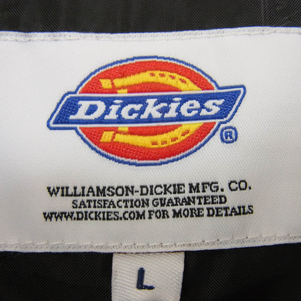 Dickies ディッキーズ EISENHOWER JACKET アイゼンハワー ジャケットジップアップ ブルゾン ブラック系 L【中古】
