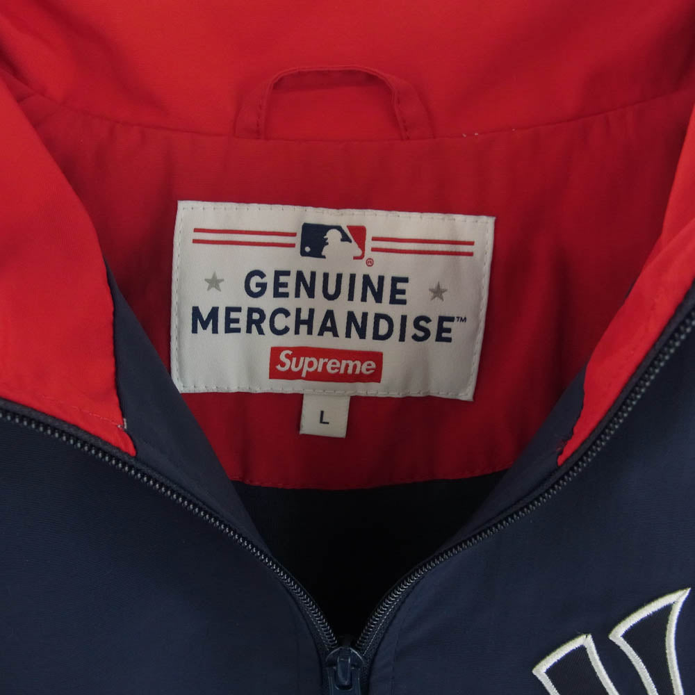Supreme シュプリーム 21AW New York Yankees Track Jacekt ニューヨークヤンキース トラック ジャケット L【中古】