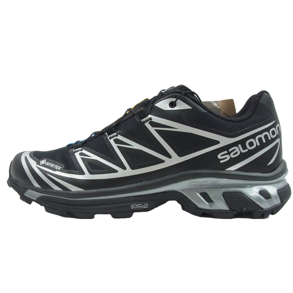 salomon サロモン 474506 XT-6 GTX ゴアテックス ローカット スニーカー ブラック系 27.5cm【新古品】【未使用】【中古】