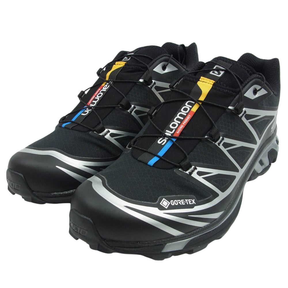 salomon サロモン 474506 XT-6 GTX ゴアテックス ローカット スニーカー ブラック系 27.5cm【新古品】【未使用】【中古】